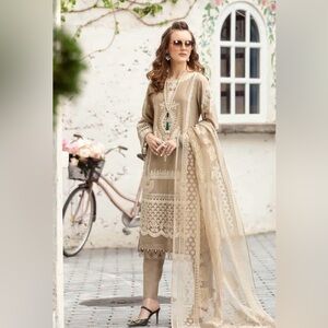 maria b embroidered dress